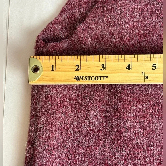 Soft Surroundings Marled Red Solange Belted Longline Sweater Vest Size L - Picture 9 of 11